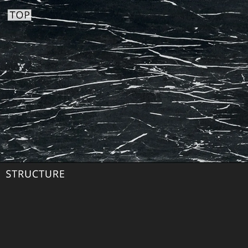 Extendable Outdoor Dining Table 318 cm in Aluminum and Stoneware - Filomena Viadurini