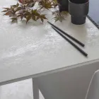 Extendable Dining Table to 180 cm in Ceramic Made in Italy - Pitagora Viadurini