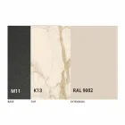 Extendable Dining Table to 180 cm in Ceramic Made in Italy - Pitagora Viadurini