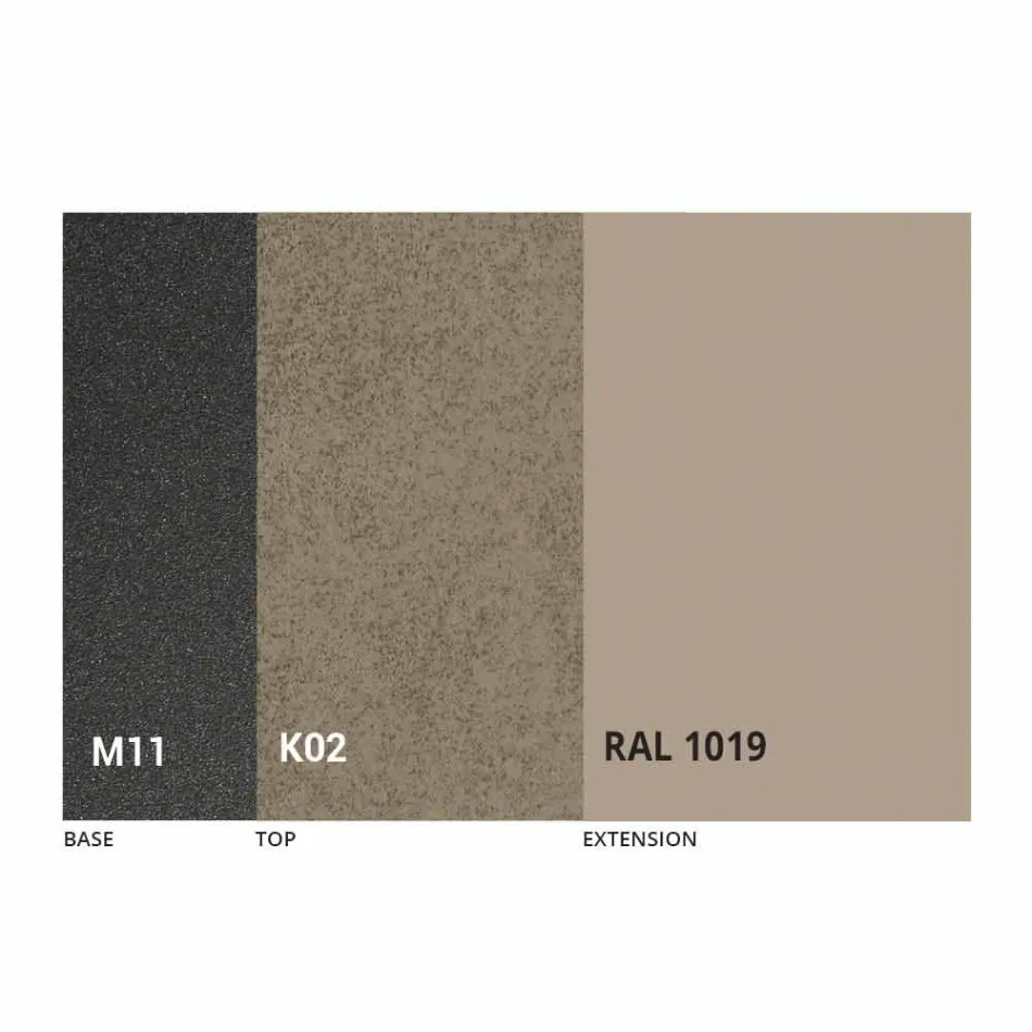 Extendable Dining Table to 180 cm in Ceramic Made in Italy - Pitagora Viadurini