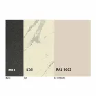 Extendable Dining Table to 180 cm in Ceramic Made in Italy - Pitagora Viadurini