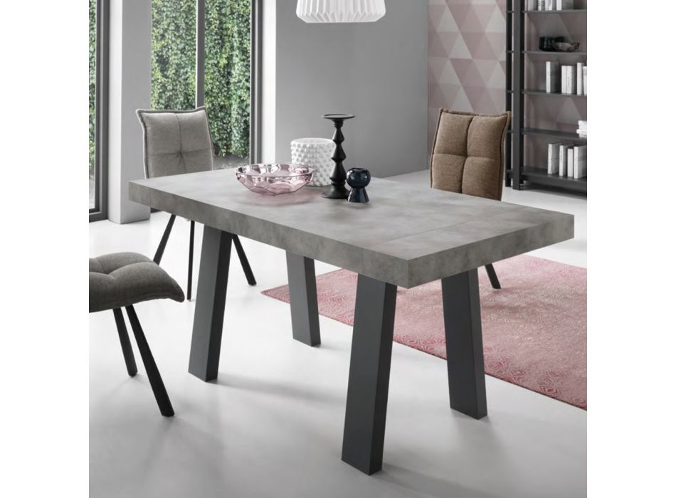 Extendable Dining Table to 260 cm in Modern Design Laminate - Tiferno Viadurini