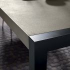 Metal Dining Table Extendable to 310 cm Made in Italy - Euclide Viadurini