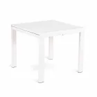 extendable dining table with glass top Teo Viadurini