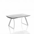 Extendable Design Dining Table in Glass Ceramic - Willer