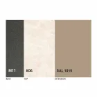 Extendable Dining Table Up to 170 cm in Ceramic Made in Italy - Tremiti Viadurini