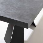 Extendable Dining Table Up to 220 cm with Melamine Top - Amiro Viadurini