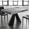 Extendable Dining Table Up to 220 cm with Melamine Top - Amiro