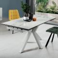 Extendable Dining Table Up to 240 cm in Domagnano Porcelain Stoneware