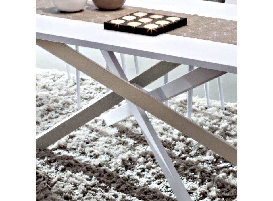Extendable Dining Table up to 250 cm in Fenix Made in Italy - Carlino Viadurini