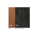 Extendable Dining Table up to 280 or 298 cm Ceramic Metal - Revia Viadurini