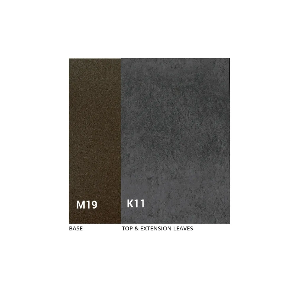 Extendable Dining Table up to 280 or 298 cm with Ceramic Top - Nomia Viadurini