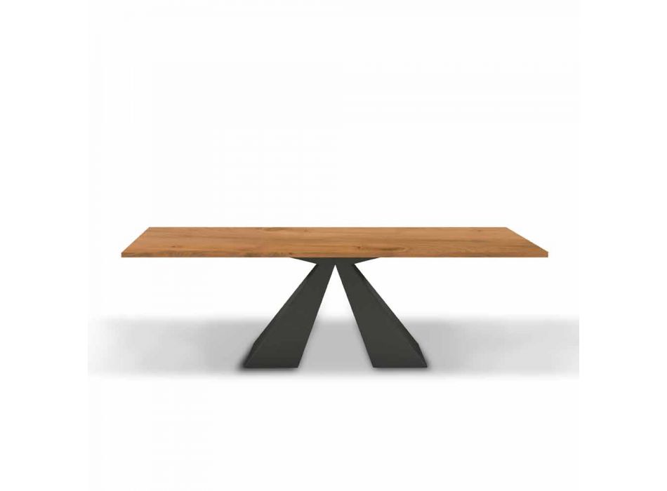 Extendable Dining Table up to 300 cm in Wood Made in Italy - Dalmatian Viadurini