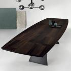 Extendable Dining Table Up to 300 cm in Wood Made in Italy - Paolito Viadurini