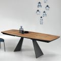 Extendable Dining Table Up to 300 cm in Wood Made in Italy - Paolito