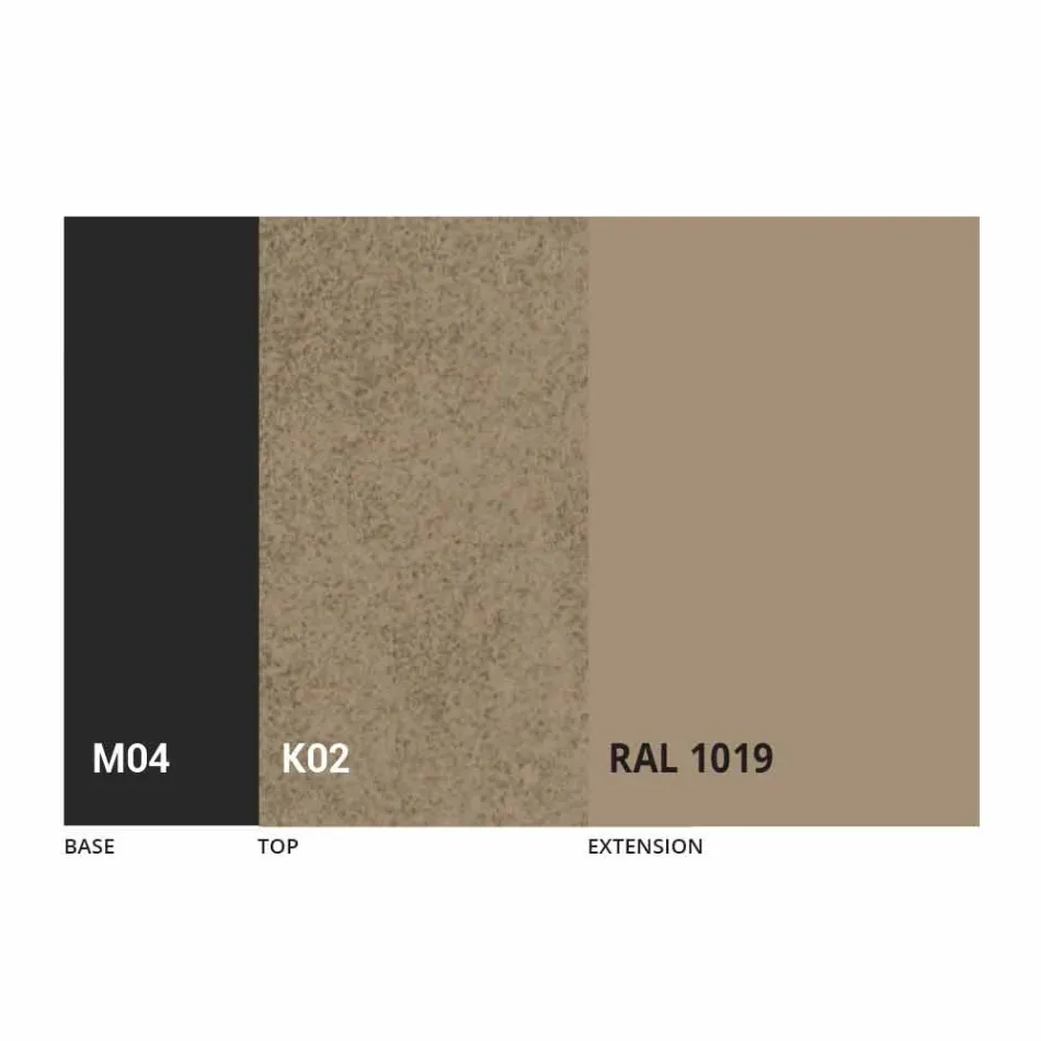 Extendable Dining Table Up to 310 cm in Ceramic Made in Italy - Pitagora Viadurini