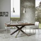 Extendable Dining Table up to 440 cm of Made in Italy Design - Rally Viadurini