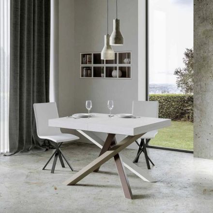 Extendable Dining Table up to 440 cm of Made in Italy Design - Rally Viadurini