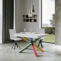 Extendable Dining Table up to 440 cm Wooden Top Made in Italy - Boan