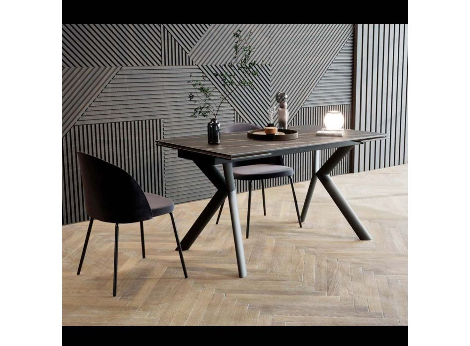 Extendable Dining Table in Different Finishes - Shaila Viadurini