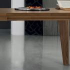 Extendable Dining Table in Wood Veneer Various Finishes - Gerry Viadurini