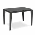 Extendable glass-ceramic dining table, 120 / 170xP80 cm, Bino Viadurini