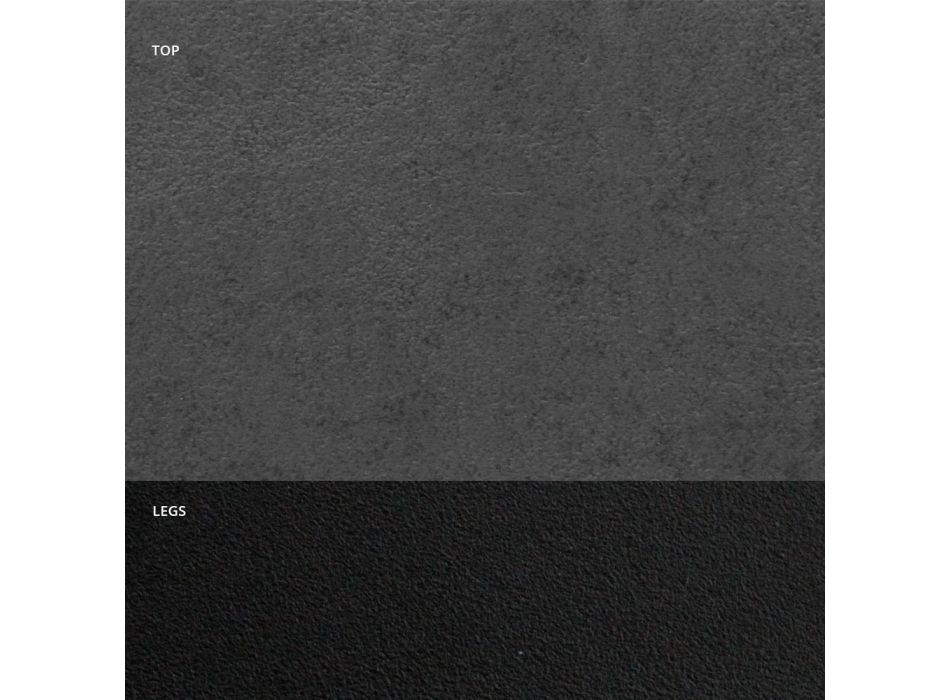 Barrel Table in Stone Effect Laminate Made in Italy