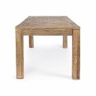 Homemotion Dining Table with Top and Legs in Elm Wood - Elm Viadurini