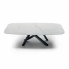 Dining Table with Top in Fine Made in Italy Hypermarble - Settimmio Viadurini