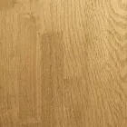 Dining Table with Real Solid Wood Top and Metal Base - Ibisco Viadurini