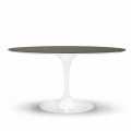 Dining Table with Round Top in Fenix Made in Italy High Quality - Dollars