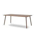 Rectangular Outdoor Dining Table in Galvanized Steel Made in Italy - Elvia Viadurini