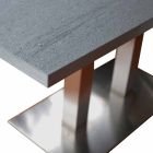 Design dining table with laminated stone top, 160x90cm, Newman Viadurini