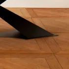 Modern design dining table with Elliot made in Italy oak top Viadurini