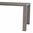 Modern design dining table in solid oak, L160xP90cm, Loran Viadurini