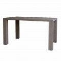 Modern design dining table in solid oak, L160xP90cm, Loran