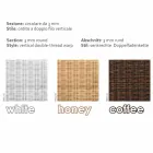 Table designer dining polyethylene hand-woven Chad Viadurini