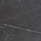 Elliptical Dining Table in Steel and Polished Ceramic Florim - Gelsino Viadurini