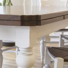 Ash Dining Table and 4 Chairs Included Made in Italy - Rafael Viadurini