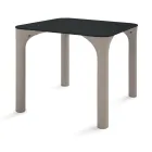 Hpl Dining Table with Polyethylene Legs Made in Italy - Glen Viadurini