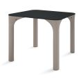 Hpl Garden Table with Polyethylene Legs Made in Italy - Glen