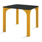 Hpl Dining Table with Polyethylene Legs Made in Italy - Glen Viadurini
