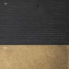 Dining Table in Knotted Oak and Metal Elements Made in Italy - Giusy Viadurini