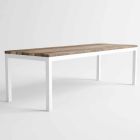 Modern Design Outdoor Wood and Aluminum Dining Table - Ganges Viadurini