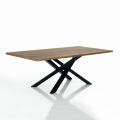 Dining Table in Solid Birch Wood - African