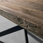 Modern solid wood dining table made in Italy Oncino Viadurini