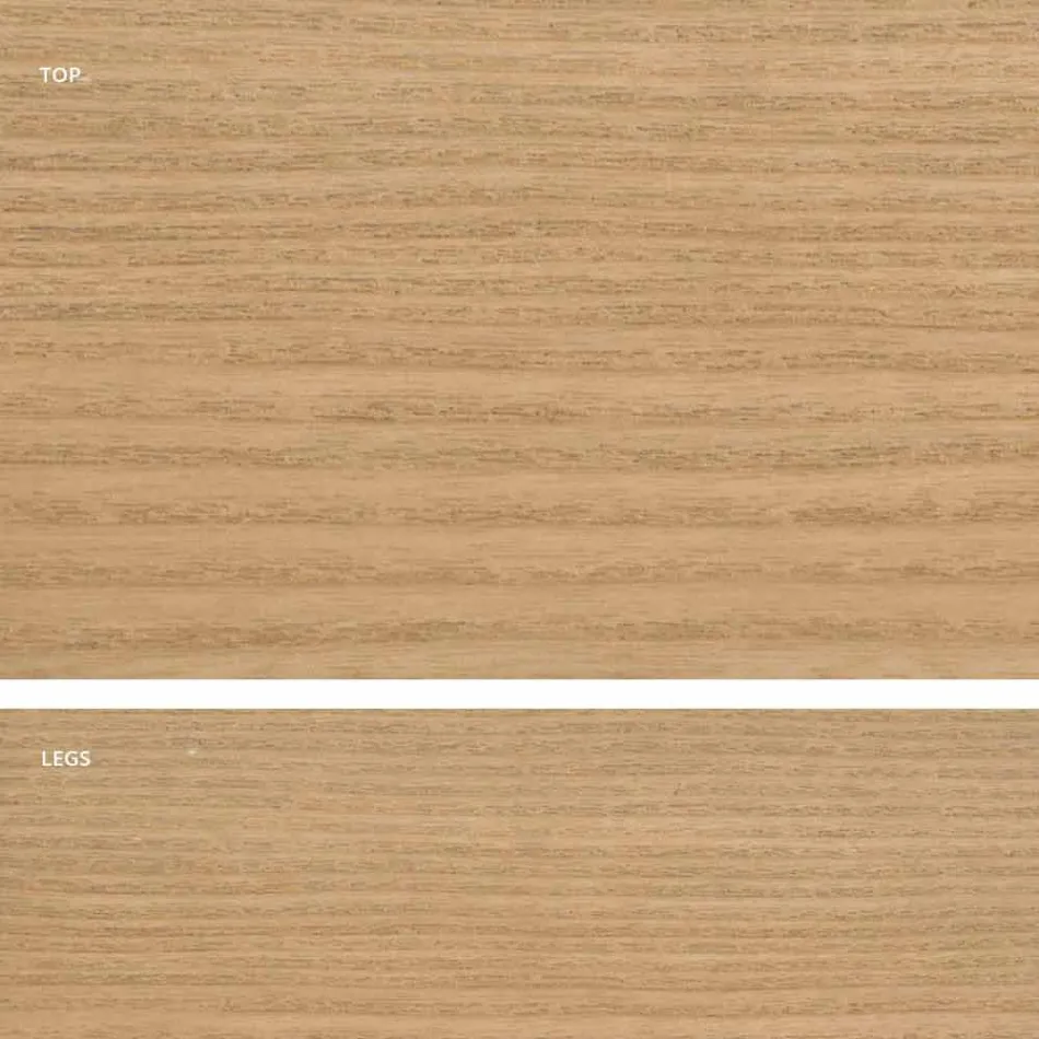 Mdf design wooden dining table made in Italy, Egisto Viadurini