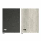 Metal Dining Table and Ceramic Top Made in Italy Design - Anaconda Viadurini