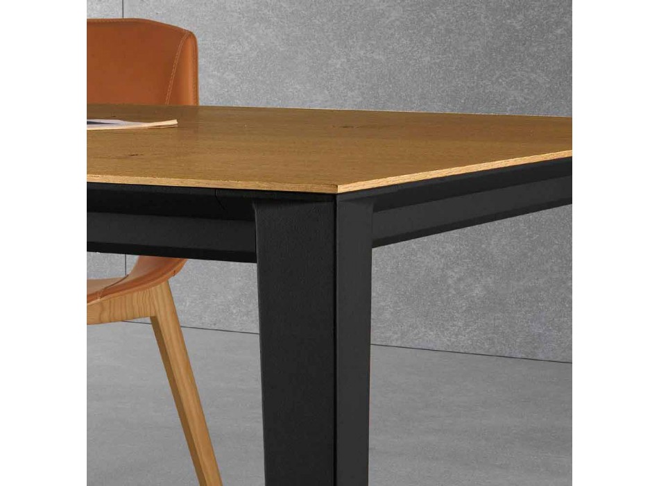 Modern Extendable Dining Table, Aluminum Structure - Bolsena Viadurini