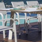 Extendable Outdoor Dining Table up to 240 cm in Aluminum - Levanto Viadurini